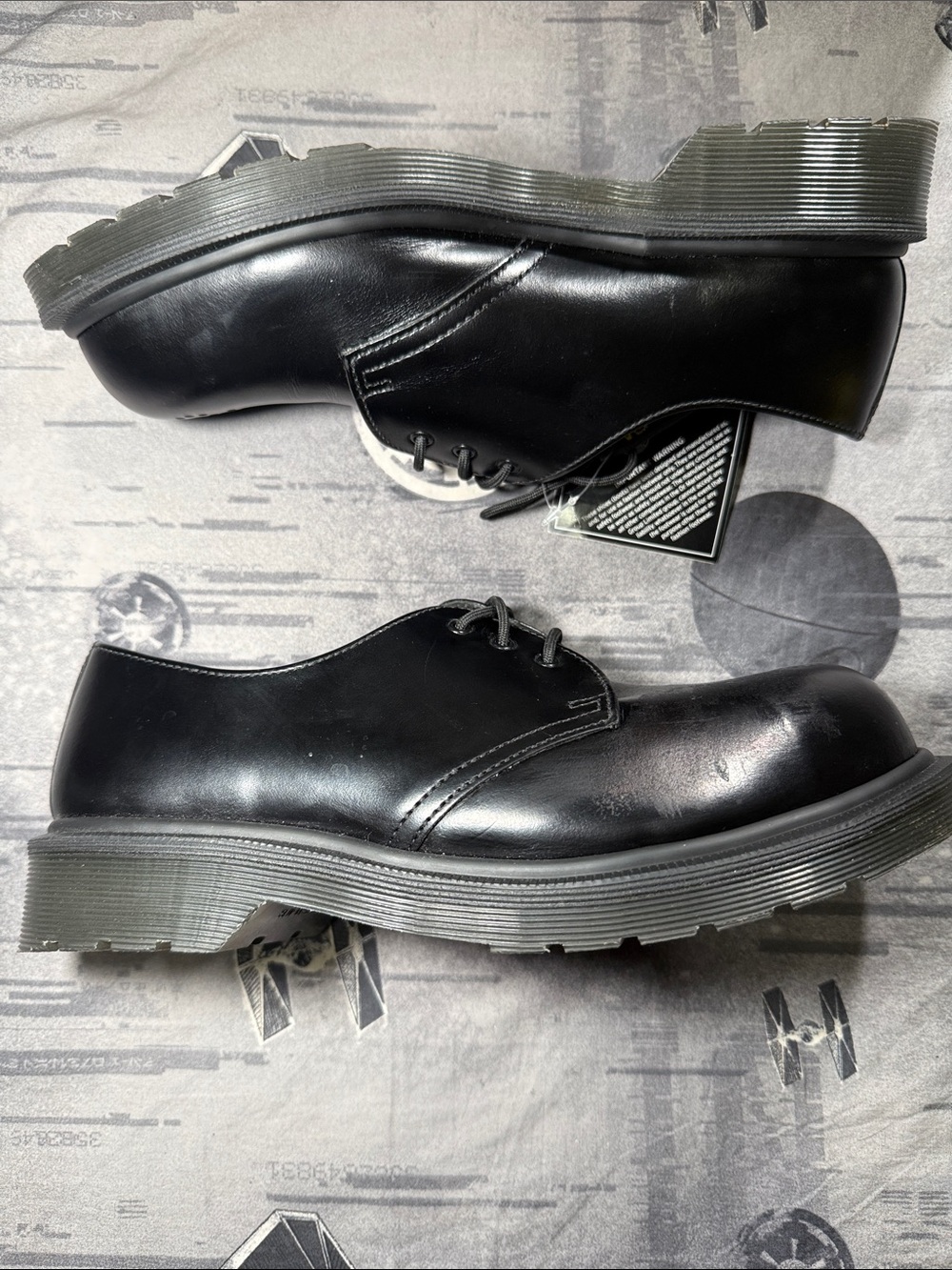DR MARTEN BROGUES STEEL TOE 1461 OXFORDS SZ 8 UK6 M7 UNCOMMON!!